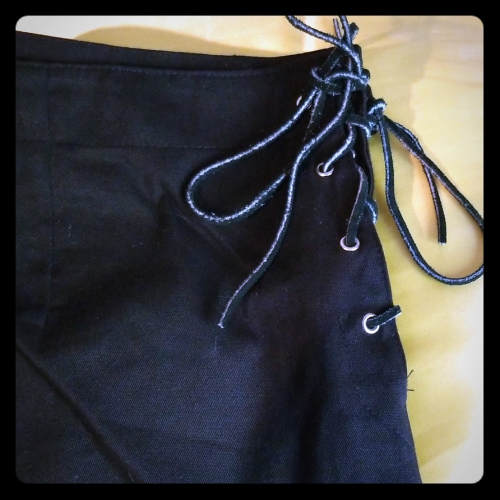 black vintage skirt
